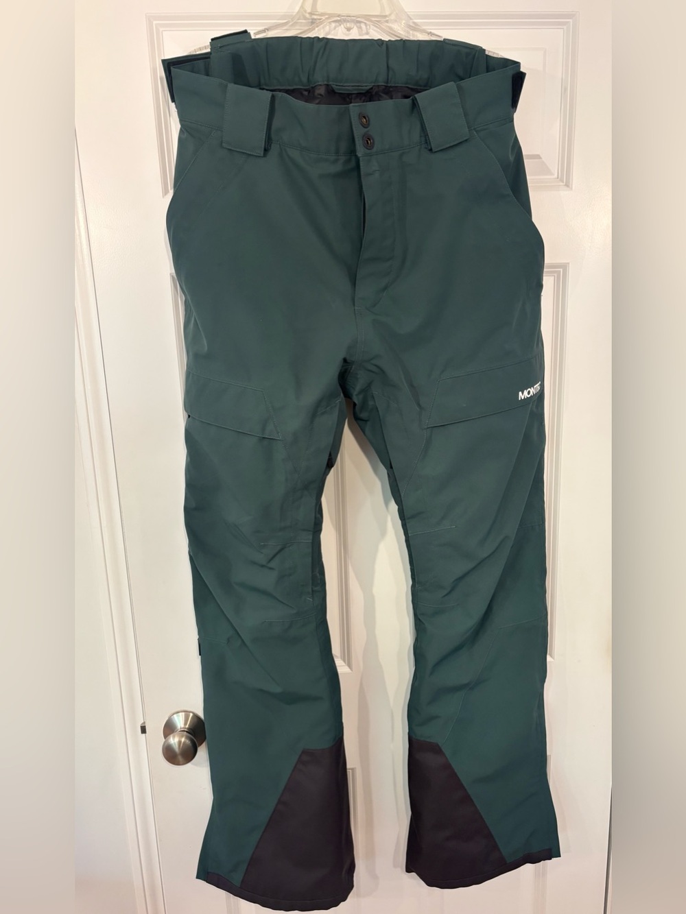 Men’s Montec Dune Insulated Cargo Ski Pants - Dark Atlantic, Size XL